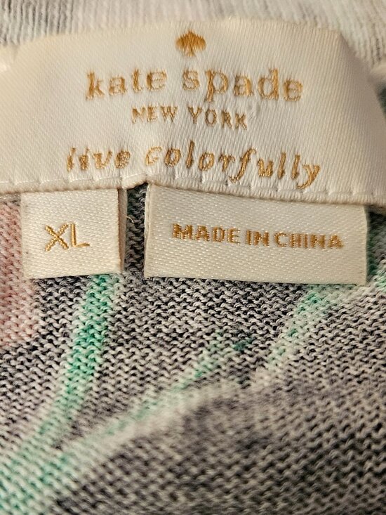 Kate Spade Cardigan Jardin Print XL - Picture 6 of 8